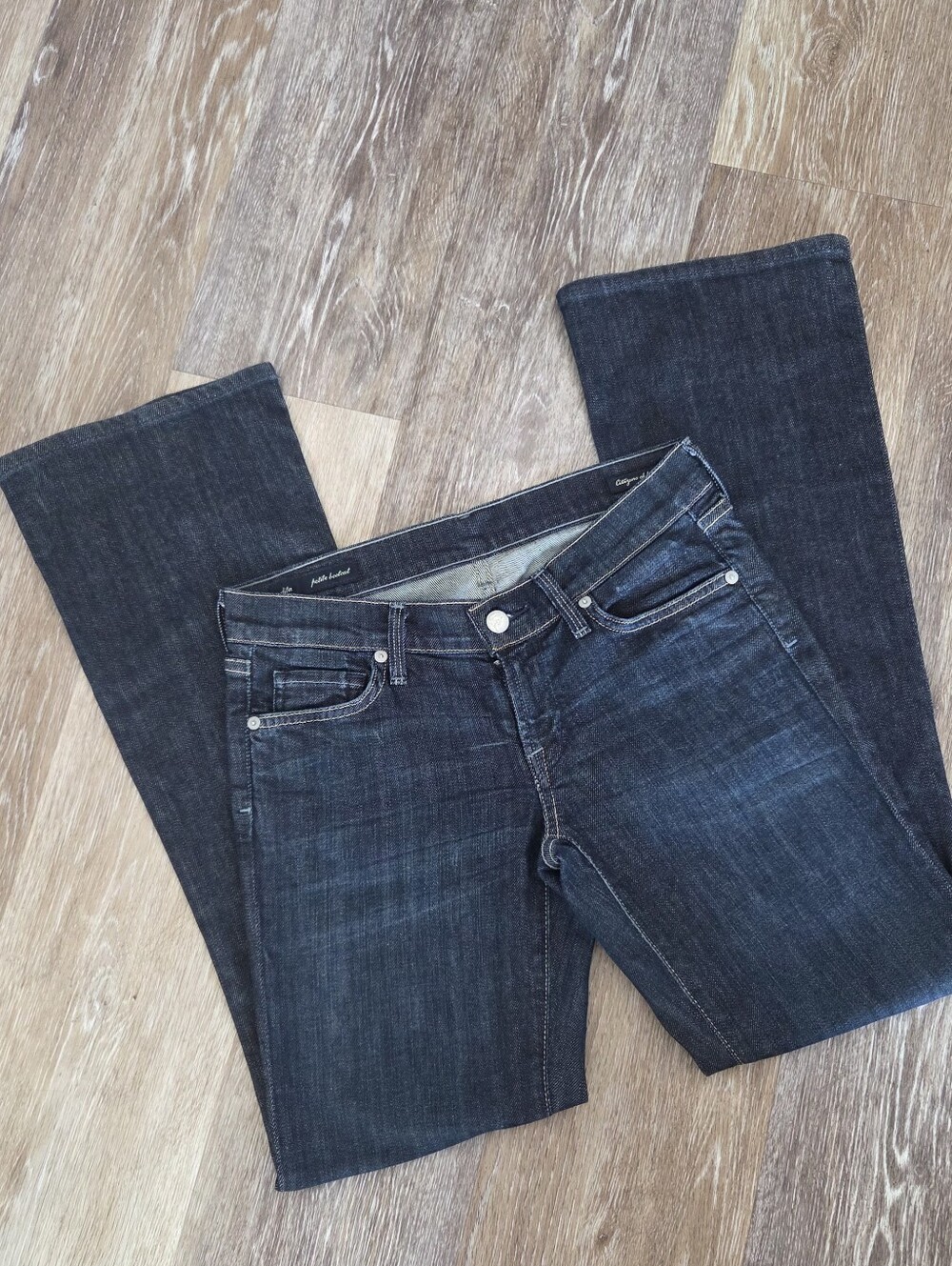 Citizens of Humanity VTG Dita Bootcut Flare Low Rise Denim Jeans Wide Leg Y2K